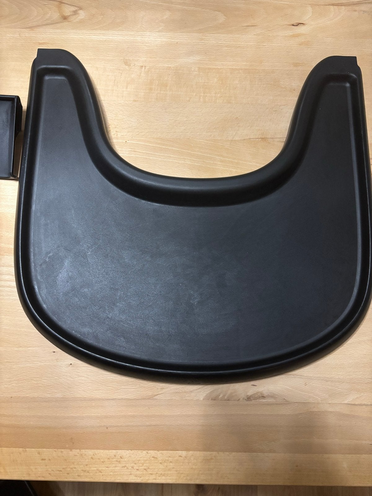 Stokke Tripp Trapp eetblad - Zwart, Kinderen en Baby's, Kinderstoelen, Ophalen of Verzenden, Zo goed als nieuw, Overige typen