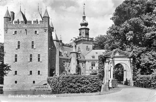 301-350-009 Breukelen Kasteel Nijenrode, Verzamelen, Ansichtkaarten | Nederland, Utrecht, Voor 1920, Verzenden