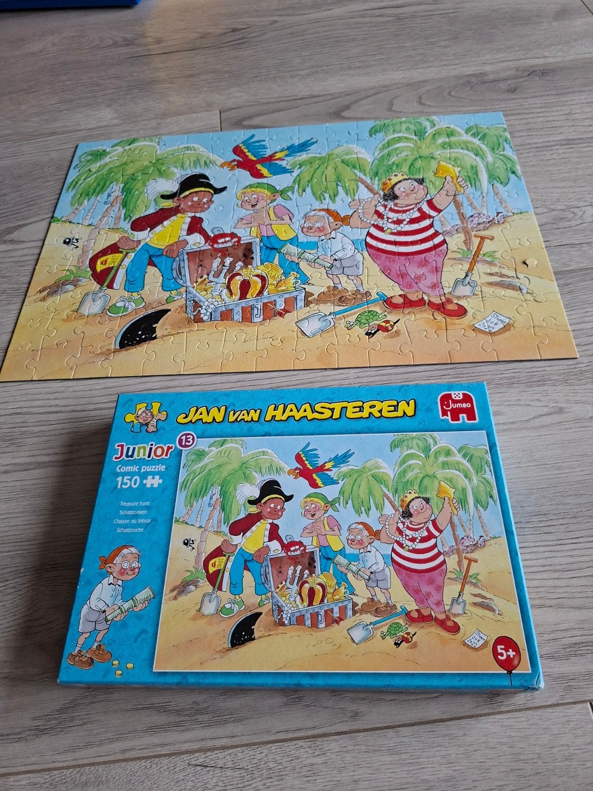 Jan van Haasteren Junior Puzzel - Schateiland 150 stukjes, Ophalen, Gebruikt