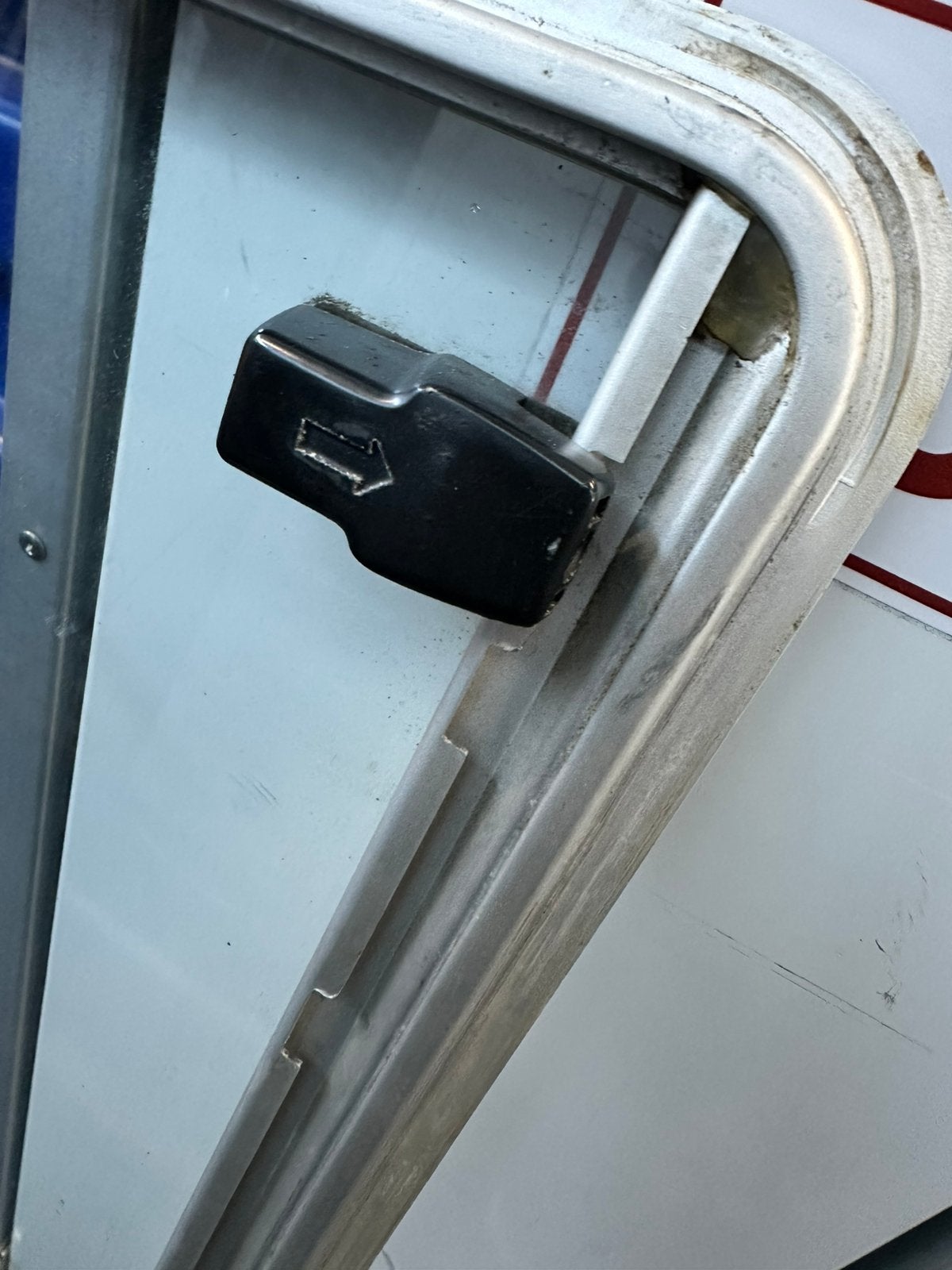 VW T3 Schuifraam Bestuurderskant (108cm) + Groen Glas, Ophalen