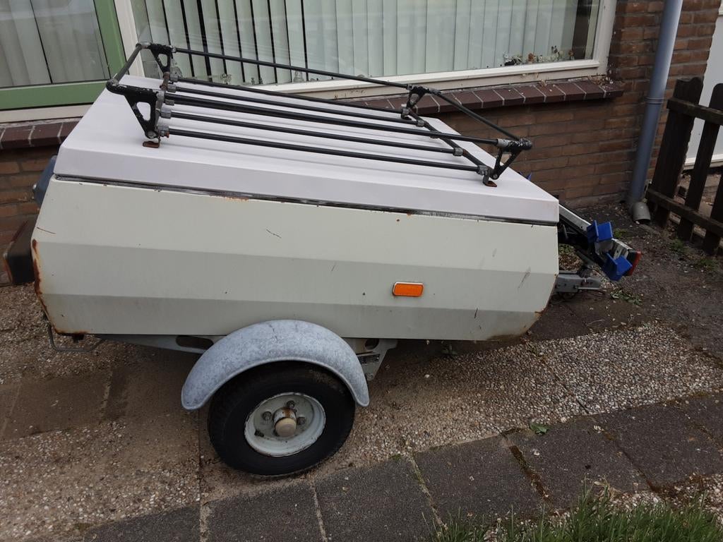 Bagagewagen met deksel inclusief fietsendrager, Auto diversen, Overige Auto diversen, Ophalen