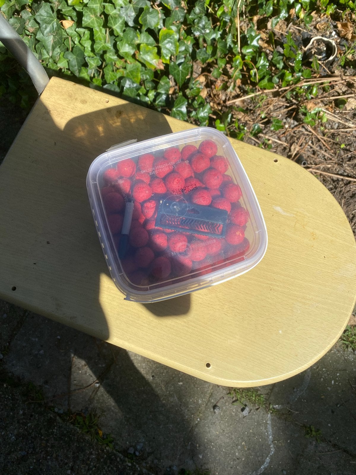 Emmer met boilies - Strawberry smaak, Ophalen, Nieuw, Overige typen