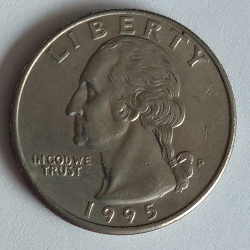 Washington 1995P quarter dollar, volgnr 72, Postzegels en Munten, Munten | Amerika, Ophalen of Verzenden, Noord-Amerika, Losse munt
