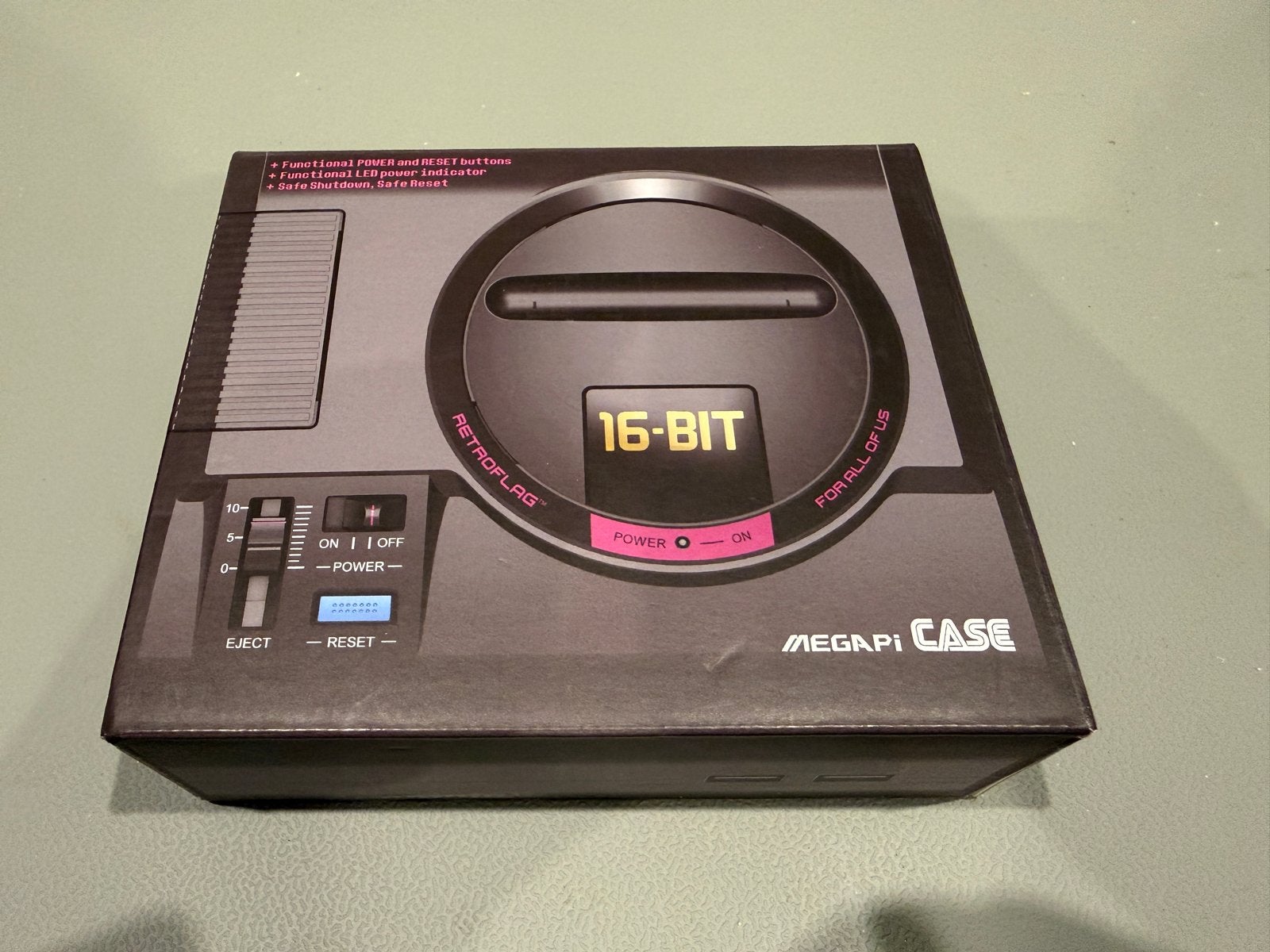 MegaPi (Megadrive) Retro Gaming Console met 2 controllers, Verzenden, Overige merken, Zo goed als nieuw