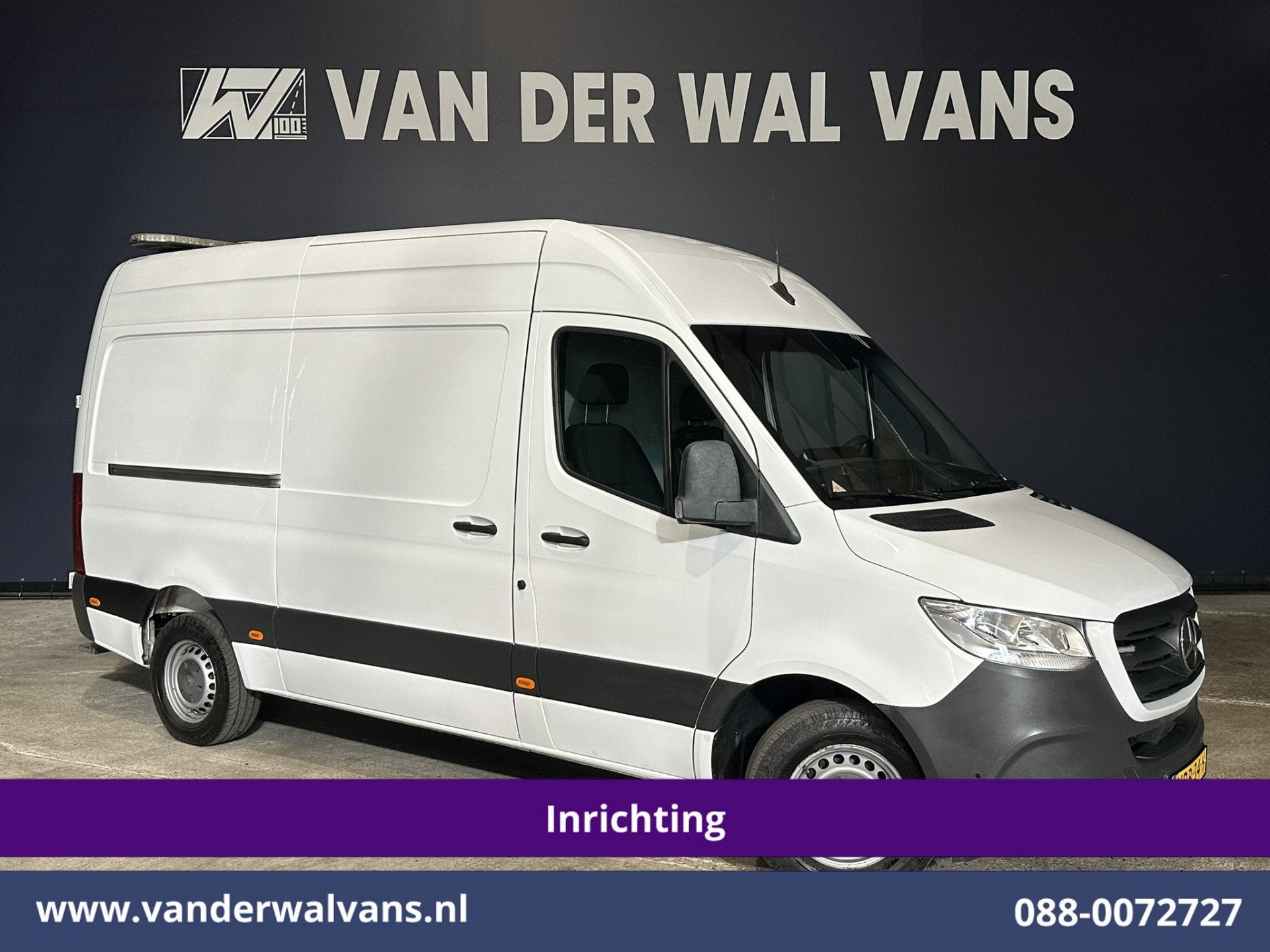 Mercedes-Benz Sprinter 316 CDI 164pk 3500kg Trekhaak L2H2 In, Gebruikt, 4 cilinders, 2108 kg, Wit