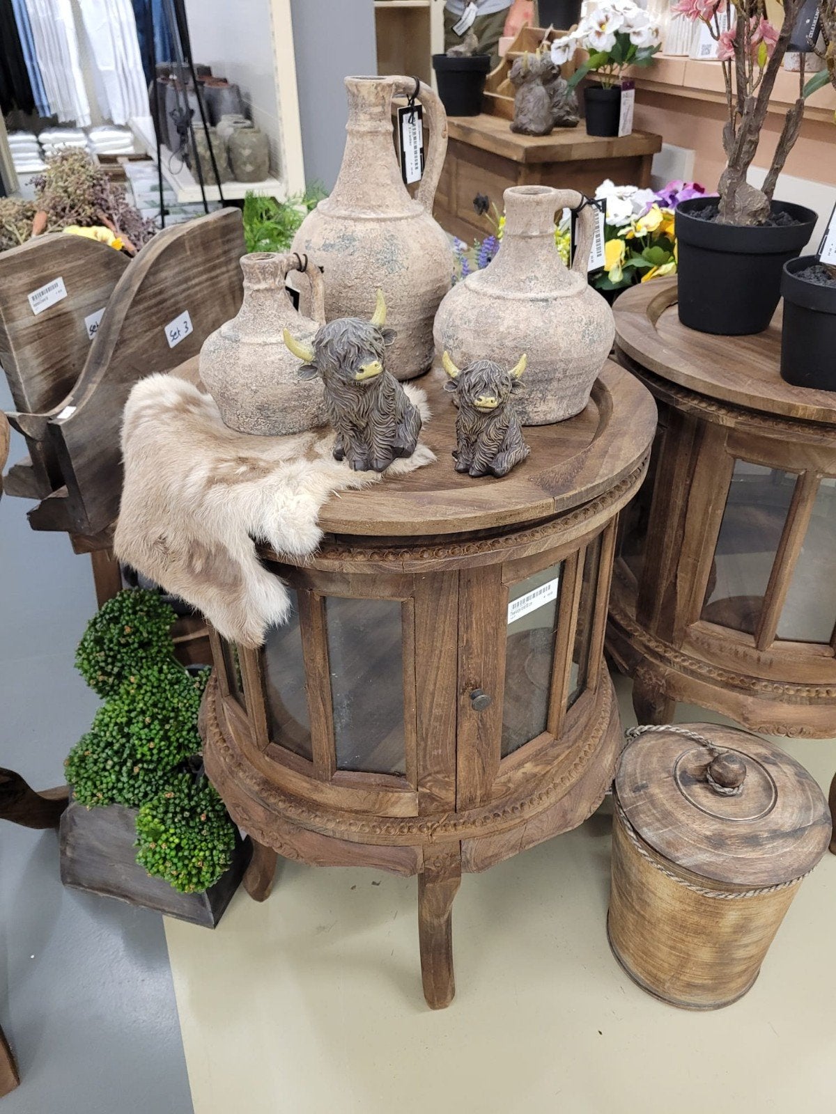 WEEKEND AANBIEDING.  TEAK HOUT THEE-KASTJE, Ophalen, Nieuw, 50 tot 100 cm, Minder dan 100 cm