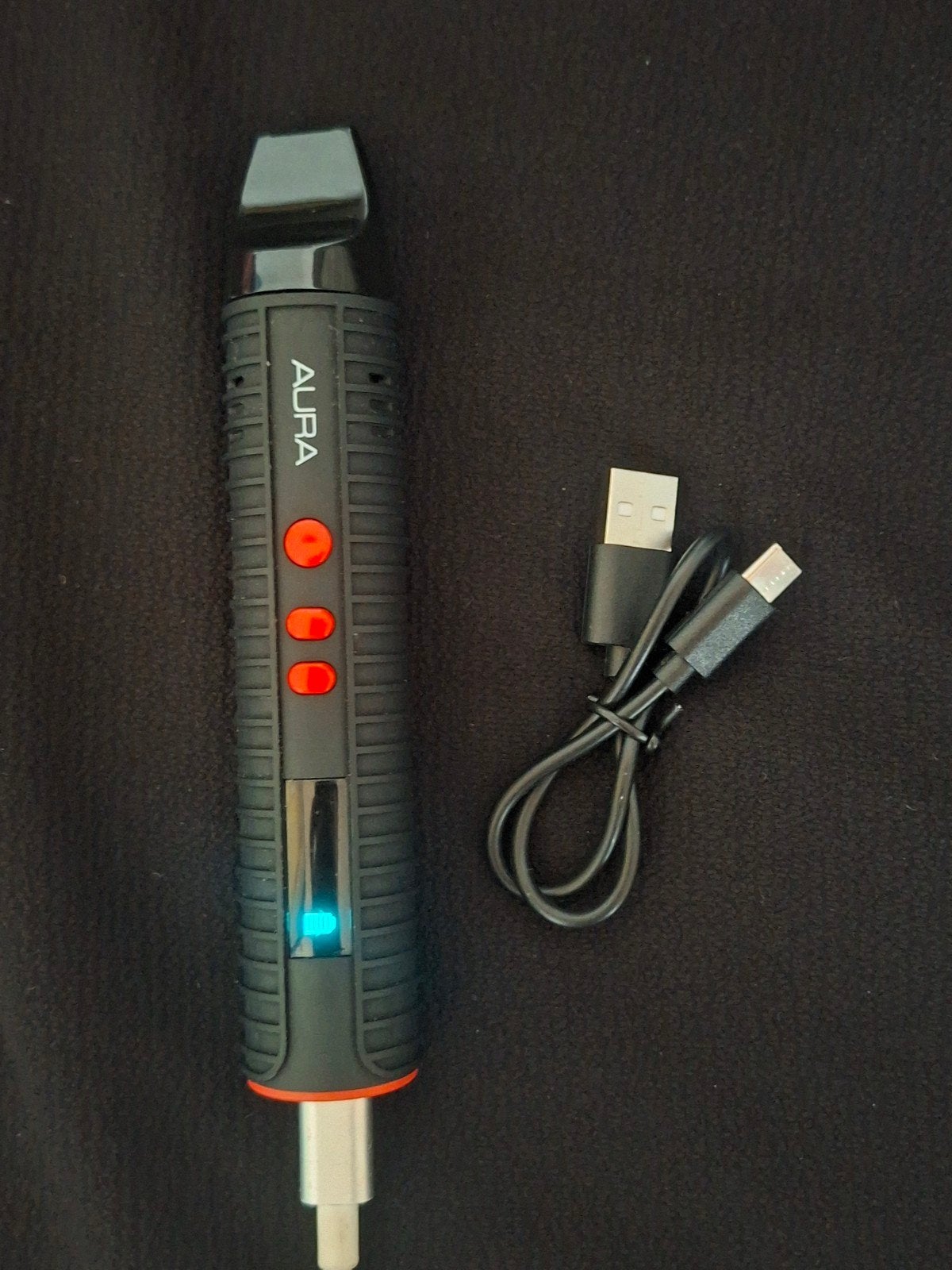 Flowermate Aura Vaporizer zwart als nieuw, Ophalen of Verzenden, Zo goed als nieuw