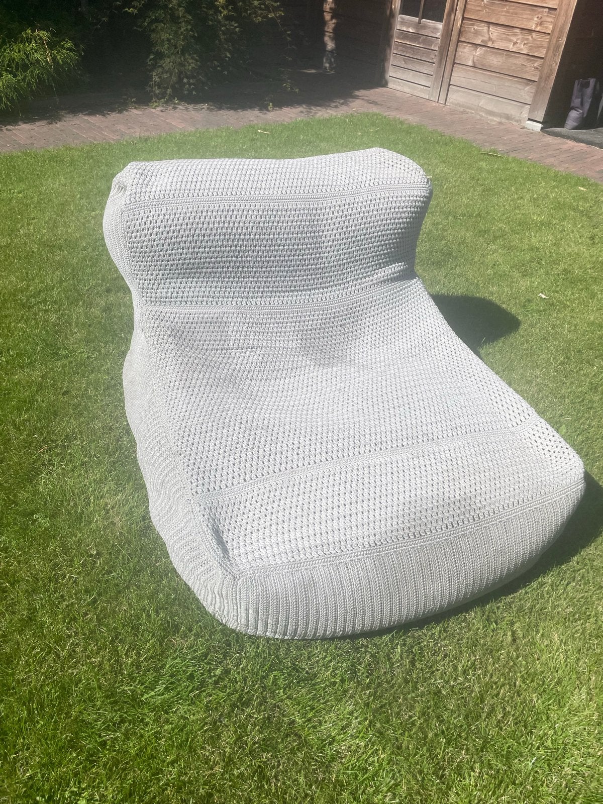 Broek Leno Zitzak - Comfortabel en Stijlvol, Ophalen, Zo goed als nieuw, Grijs, Zitzak