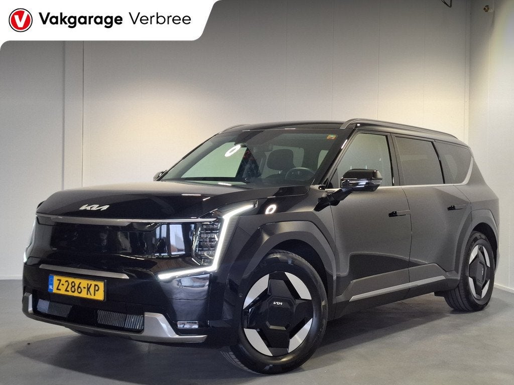 Kia EV9 Launch Edition 99.8 kWh | Navigatie/Android/Apple Ca, Auto's, Kia, Automaat, Zwart, 124 €/maand, 7 stoelen