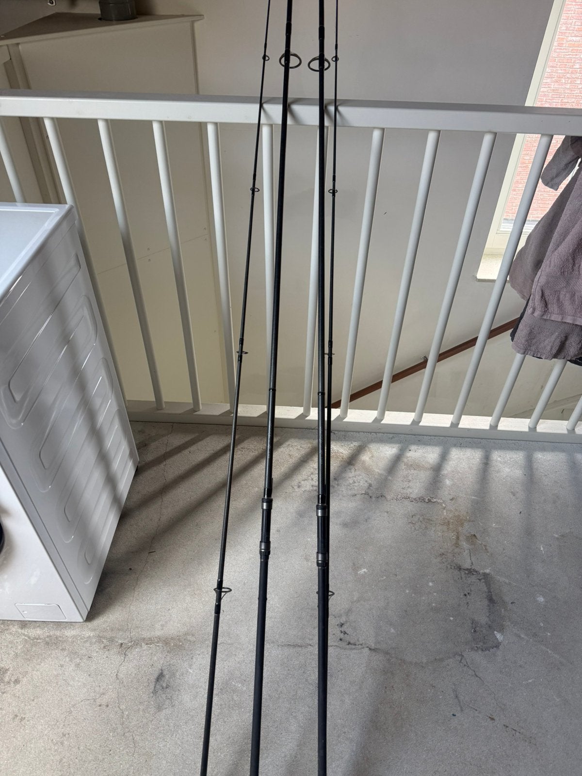 2x Shimano Tribal karperhengels GOEDE STAAT!, Watersport en Boten, Ophalen, Zo goed als nieuw, Werphengel
