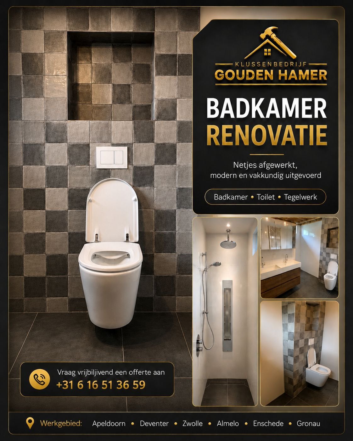 Allround Monteur - Badkamer & Toilet Specialist In Renovatie, Garantie