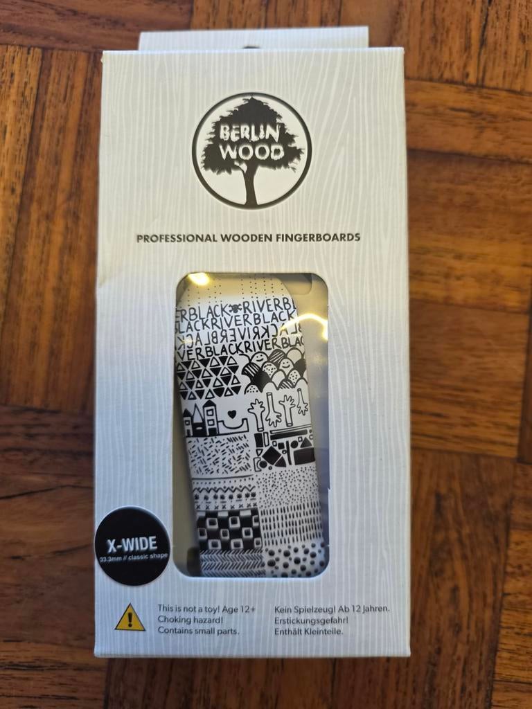 Berlin Wood 'black river' fingerboard. Nieuw., Sport en Fitness, Skateboarden, Ophalen of Verzenden, Nieuw