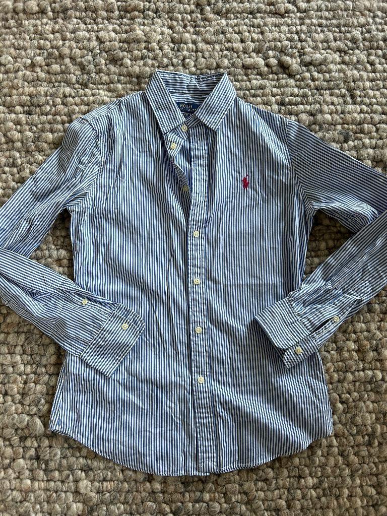 Kastopruiming, RALPH LAUREN klassieke streep maat S, Blauw, Ophalen of Verzenden, Ralph Lauren, Maat 36 (S)