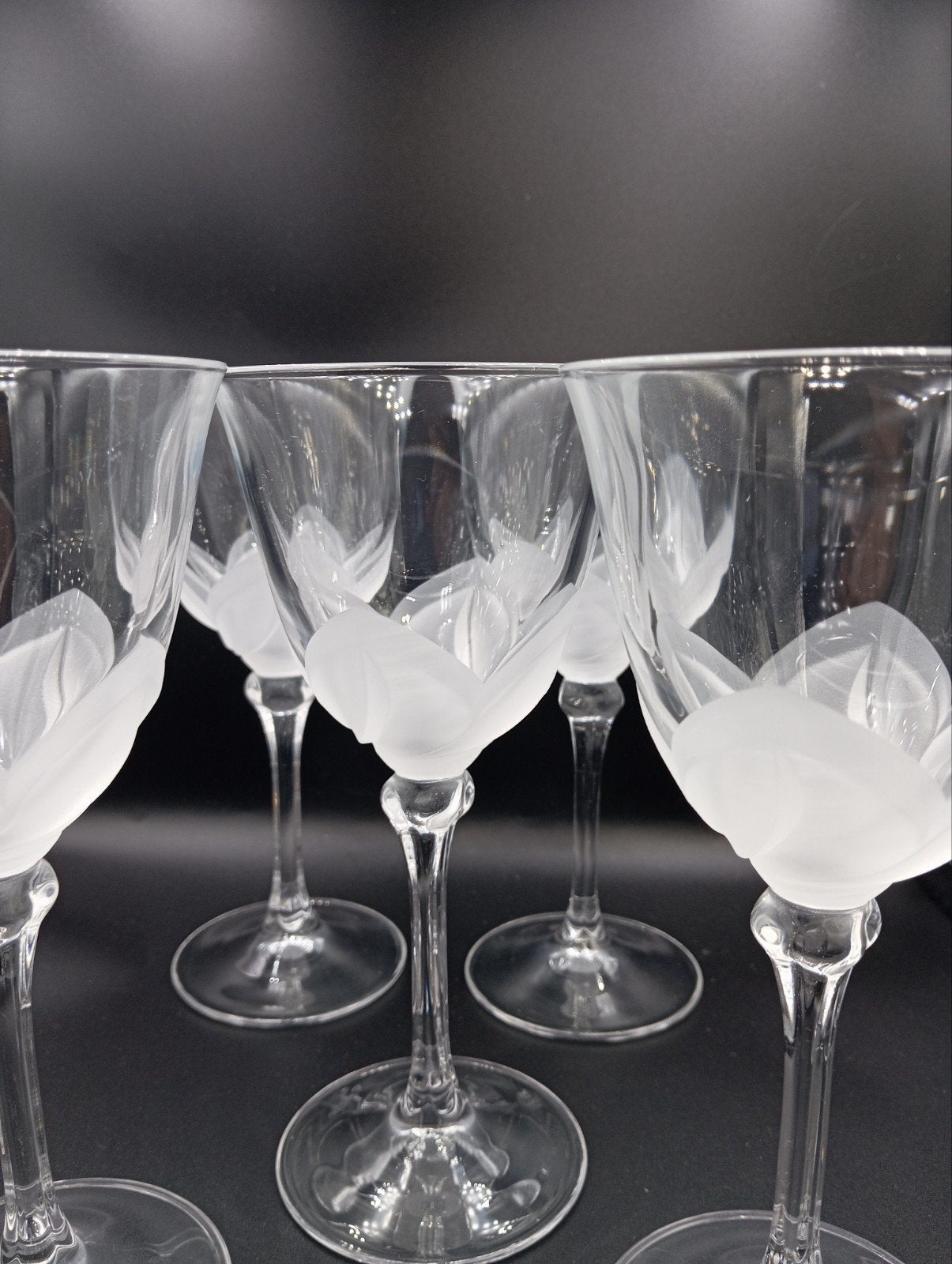 5 J.G.Durand, Cristal d'Arques wijnglazen., Verzamelen, Glas en Borrelglaasjes, Ophalen of Verzenden, Overige typen