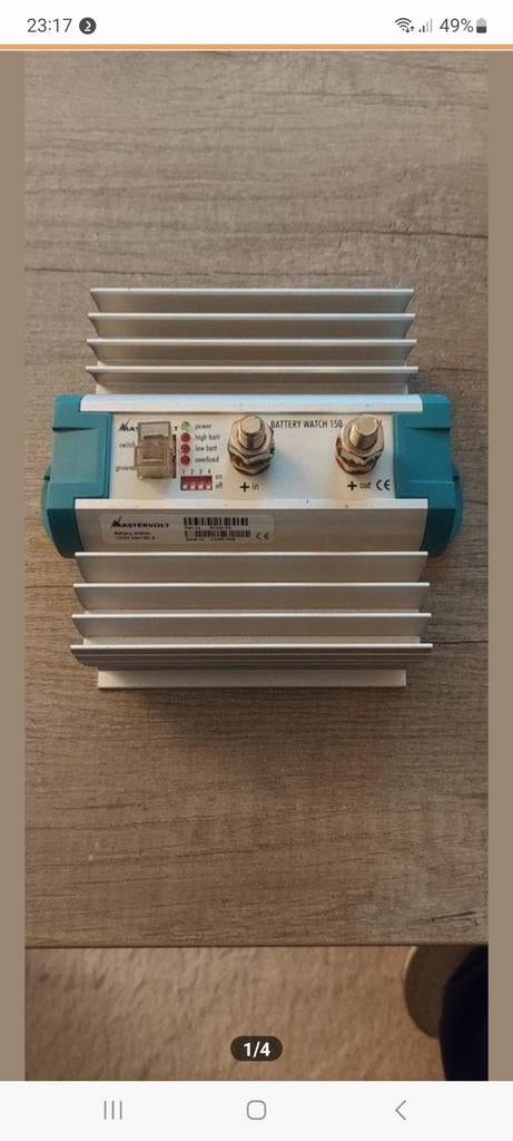 Mastervolt Battery Watch 150A, 12v /24v elektronische accub, Ophalen of Verzenden, Zo goed als nieuw