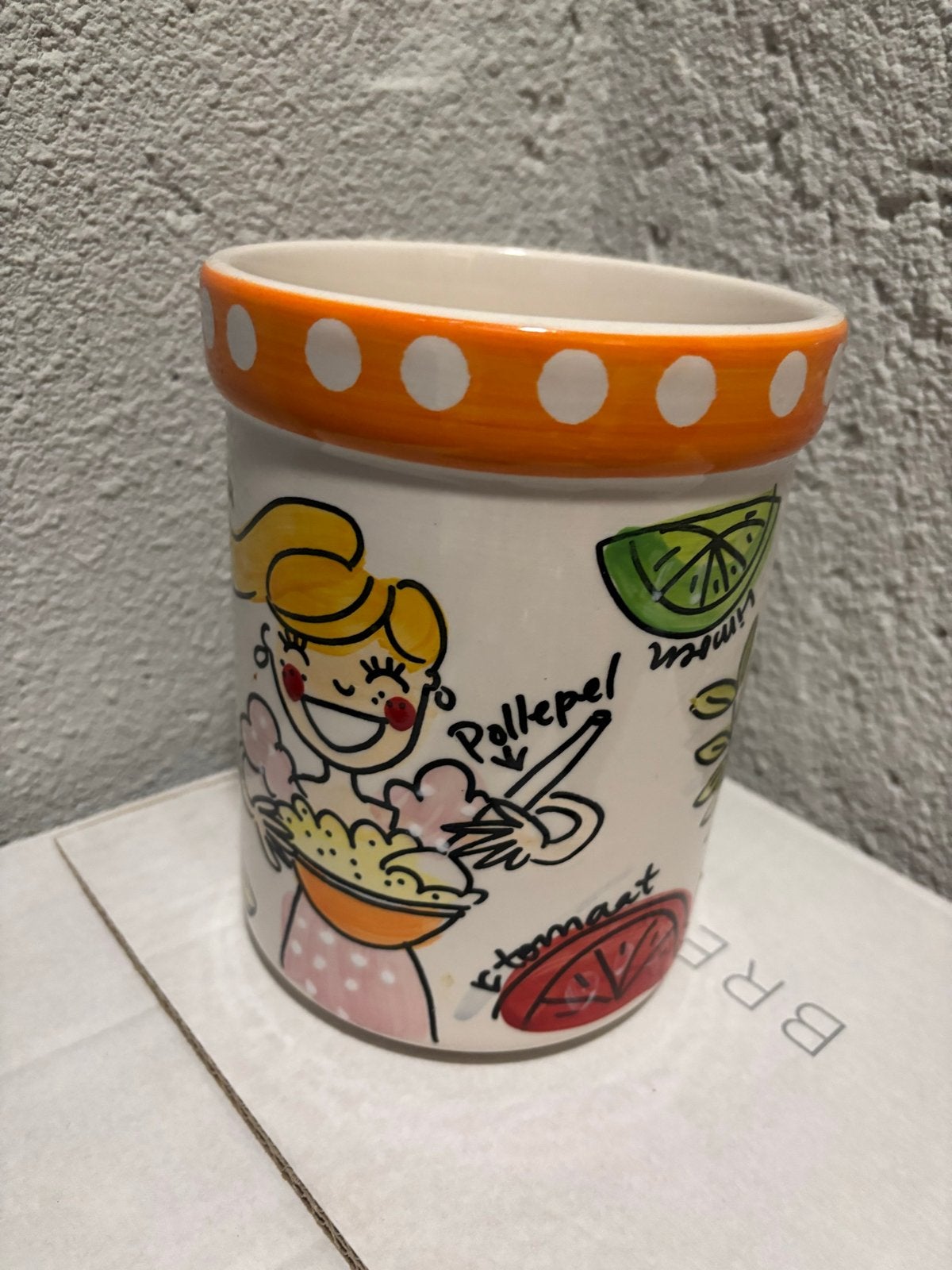 Keukengerei pot Blond Amsterdam, Ophalen of Verzenden, Steen/keramiek, Meerkleurig, Overige merken
