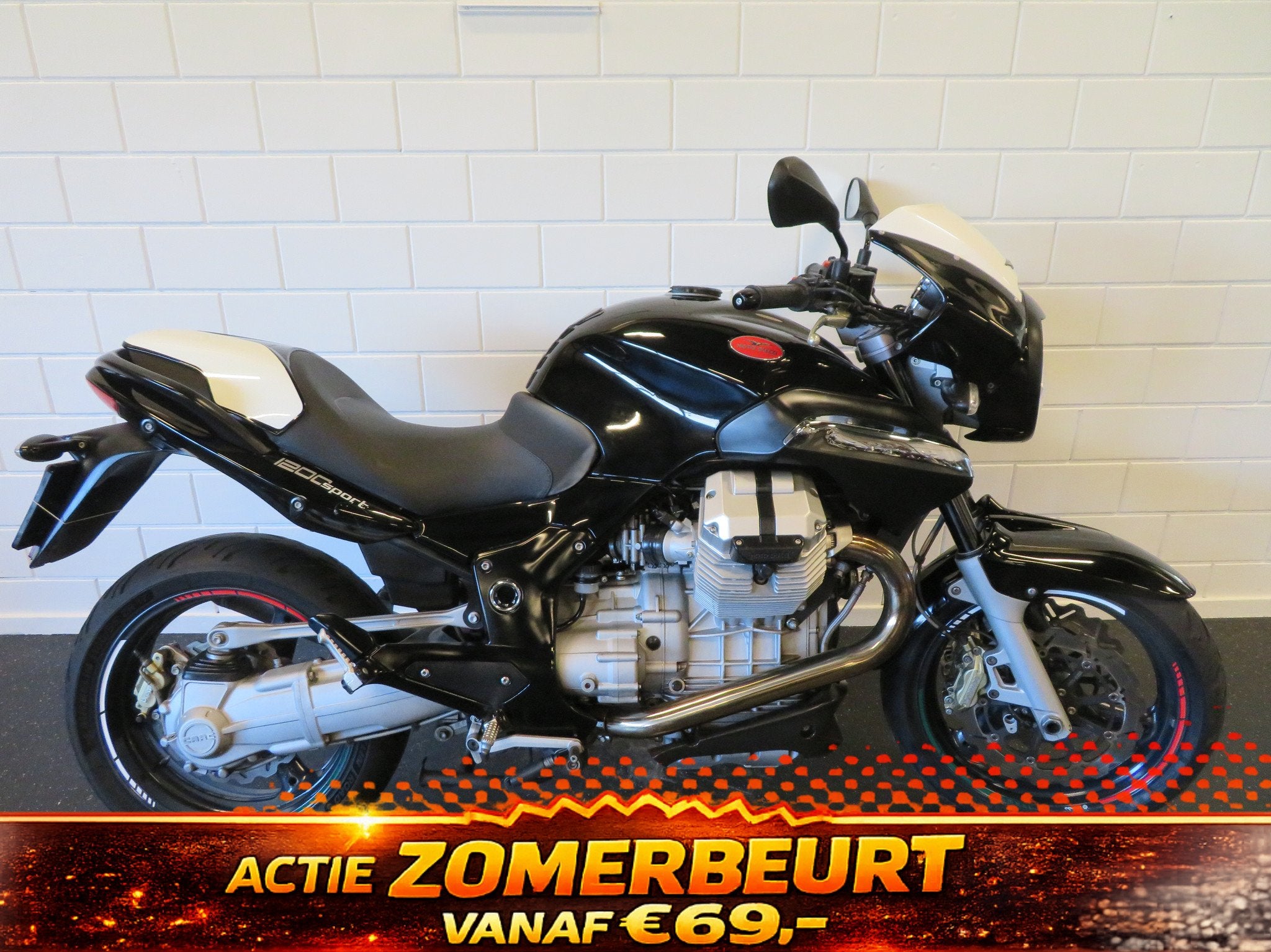 Moto Guzzi BREVA 1200 SPORT TOP CONDITIE! (bj 2009), Bedrijf, Naked bike