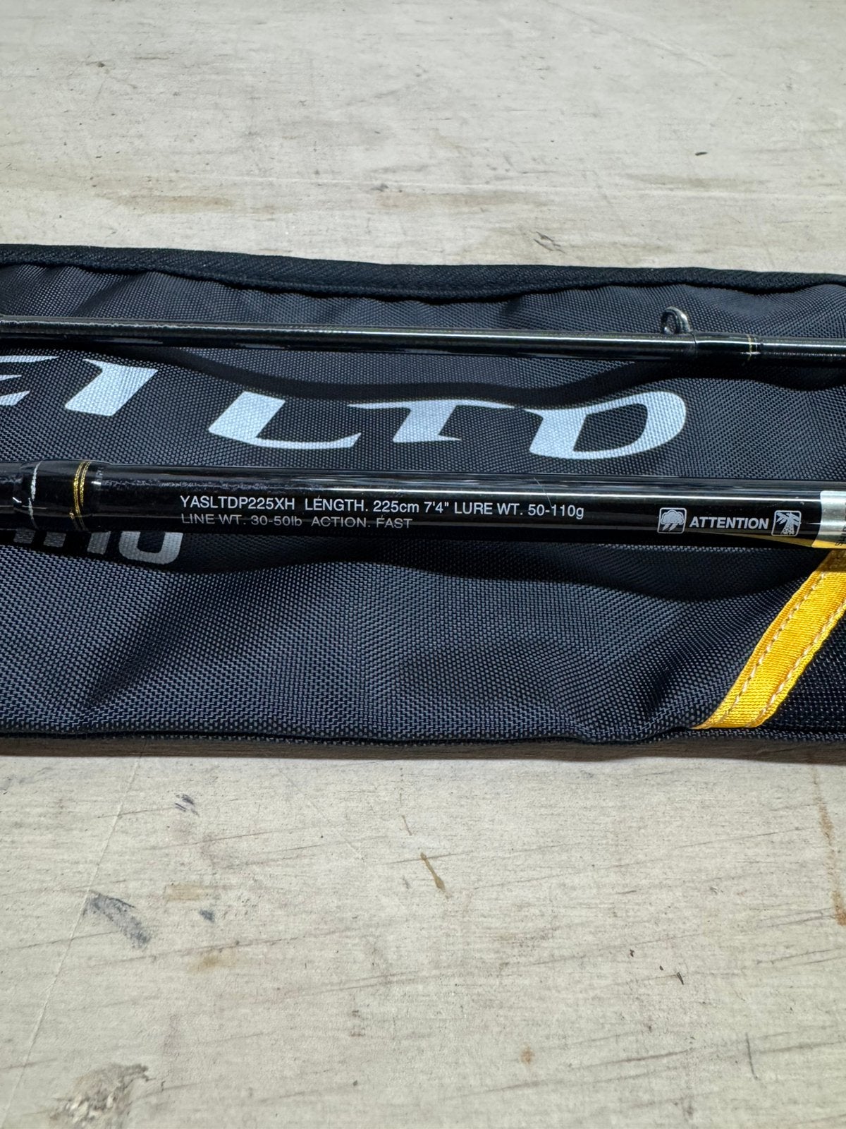 TK Shimano Yasei LTD Pike Crank & Spinnerbait 225cm 110g, Ophalen of Verzenden, Zo goed als nieuw, Werphengel