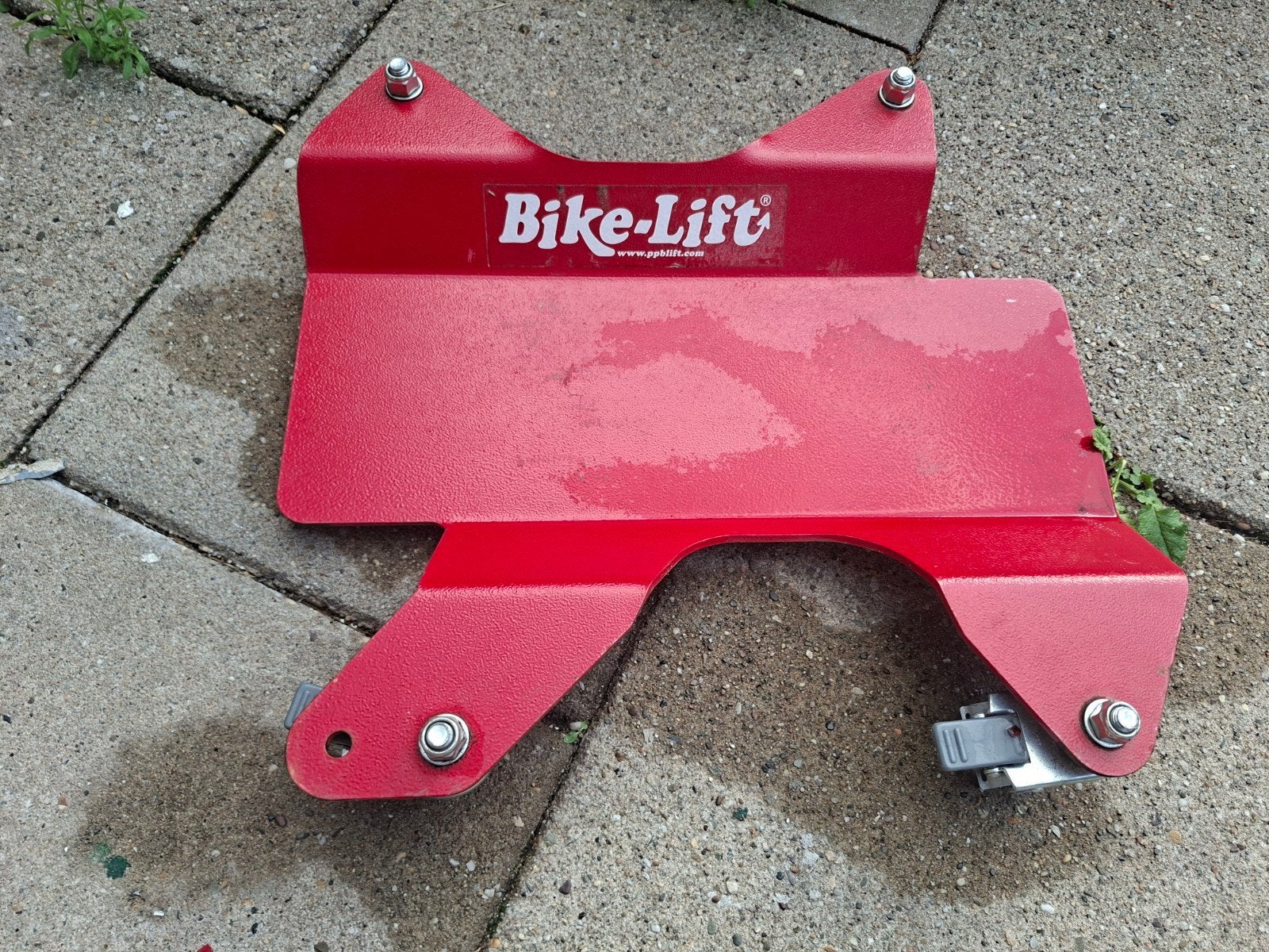Motorfiets Standaard / Bike Lift Rood, Ophalen of Verzenden, Gebruikt