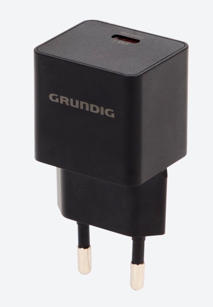 Grundig USB-C Snellader - 20W - Zwart, Ophalen of Verzenden, Nieuw