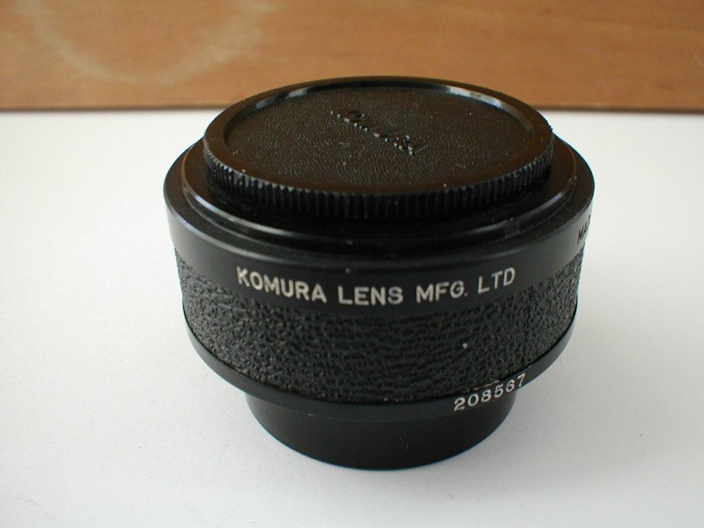 Komura 2x teleconverter voor P draad ( M42 ), Gebruikt, Handmatige focus, Overige merken, M42