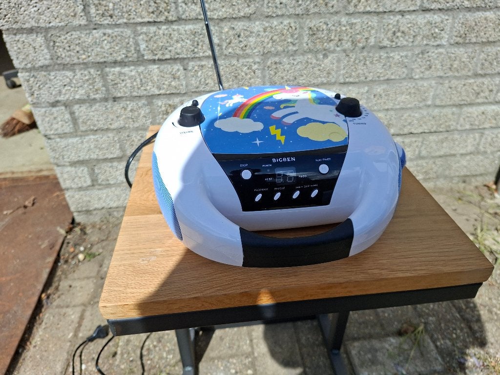 radio met cd en microfoon my litle pony, Ophalen of Verzenden, Gebruikt