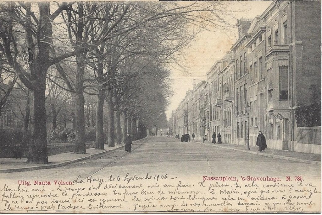 's Gravenhage, Nassauplein, Volk, gel. 1906. Nauta N. 735, Ophalen of Verzenden, Voor 1920, Gelopen, Zuid-Holland