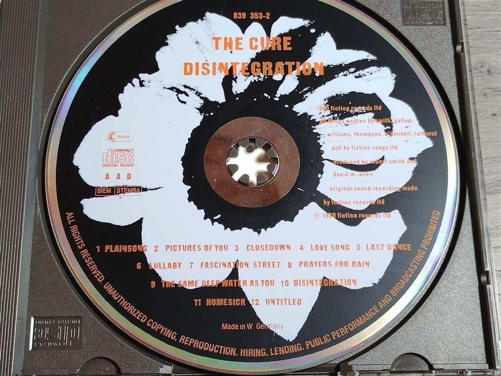 The Cure ‎– Disintegration, Ophalen of Verzenden, Zo goed als nieuw