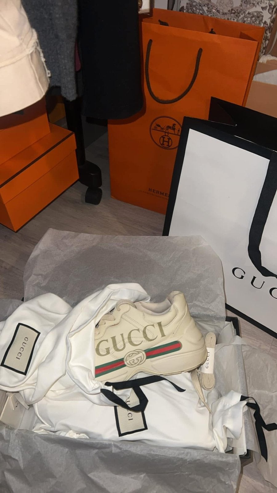 Gucci sneakers, Ophalen of Verzenden, Zo goed als nieuw, Maat 36 (S)