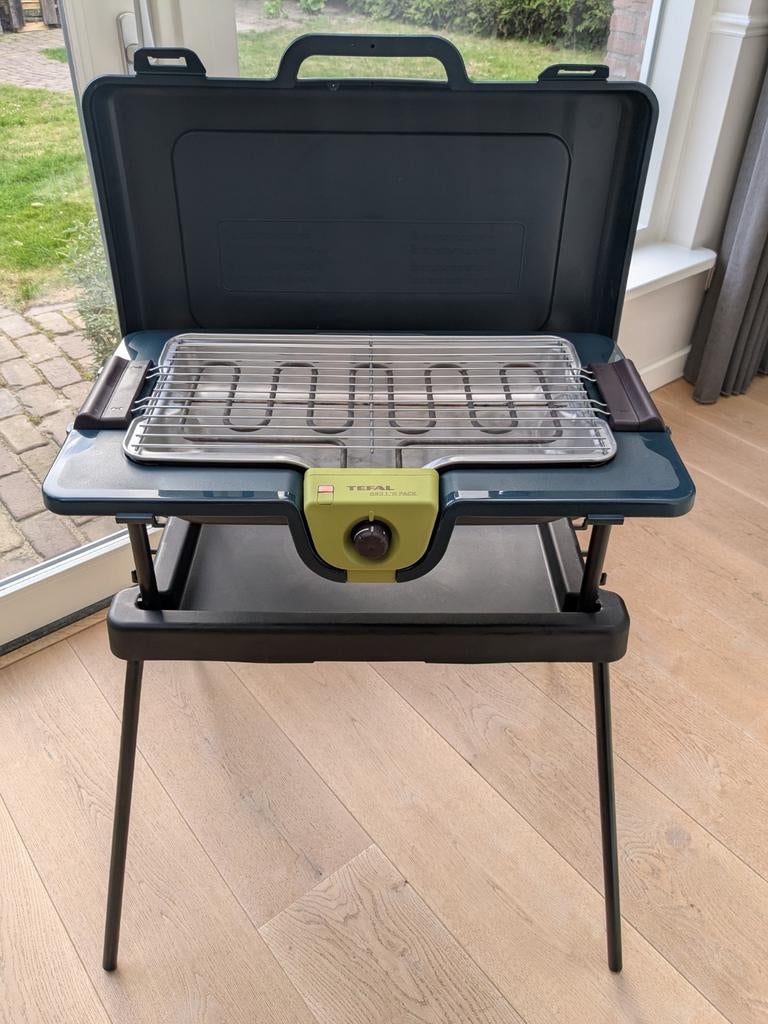 Tefal Grill 'n Pack - elektrische barbecue, Tuin en Terras, Elektrische barbecues, Ophalen of Verzenden, Zo goed als nieuw