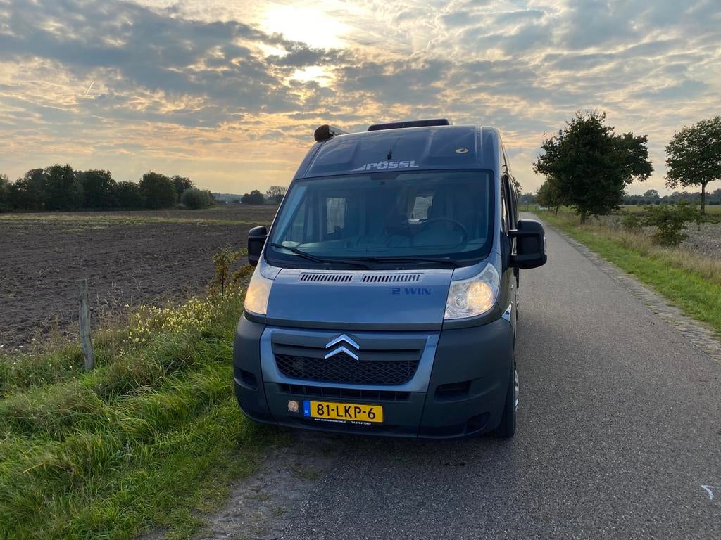 Citroen jumper camper Possl, Caravans en Kamperen, Campers, Particulier, tot en met 2, Half-integraal, Dethleffs, Diesel, Handgeschakeld
