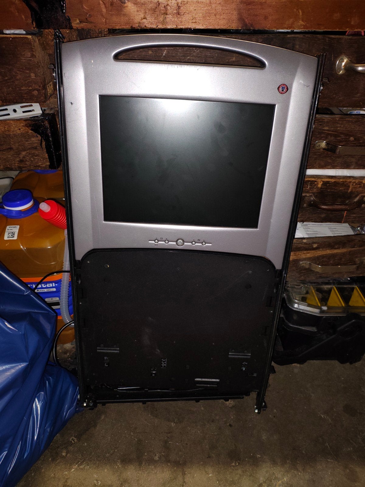 Dell PowerEdge Rack Console met toetsenbord, Computers en Software, Desktop Pc's, Gebruikt, Onbekend, Minder dan 4 GB, Met monitor