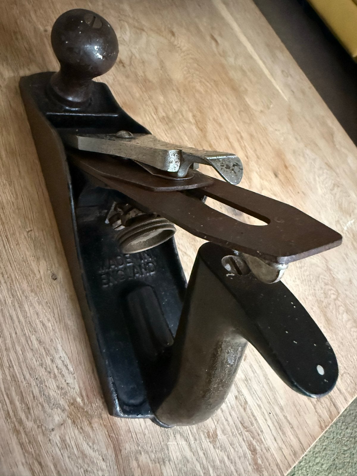Vintage Stanley No. 4 Schaaf - Made in England, Doe-het-zelf en Verbouw, Gereedschap | Handgereedschap, Ophalen, Gebruikt