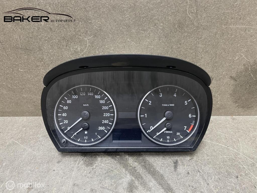 Kilometerteller BMW 3-serie E90 E91  ('05-'08) 914147901, Gebruikt, Ophalen of Verzenden, BMW, BMW