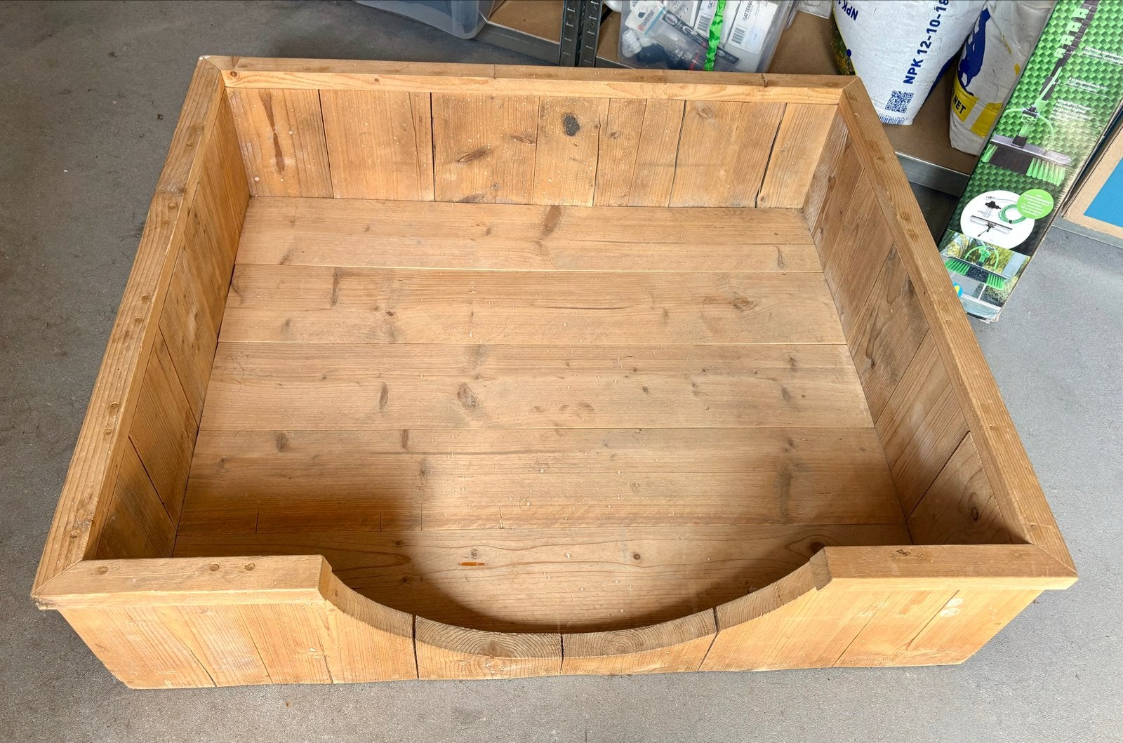Massief houten hondenmand maat XL, Dieren en Toebehoren, Ophalen, Gebruikt, Overige