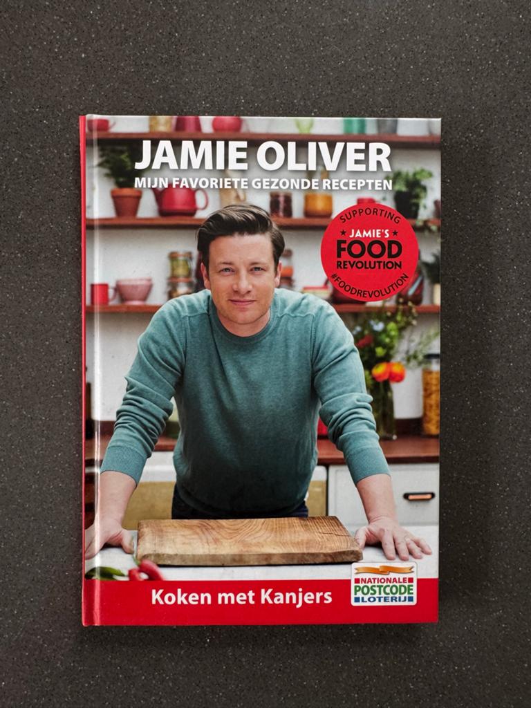 Jamie Oliver: Mijn Favoriete Gezonde Recepten Kookboek, Boeken, Kookboeken, Voorgerechten en Soepen, Ophalen of Verzenden, Zo goed als nieuw