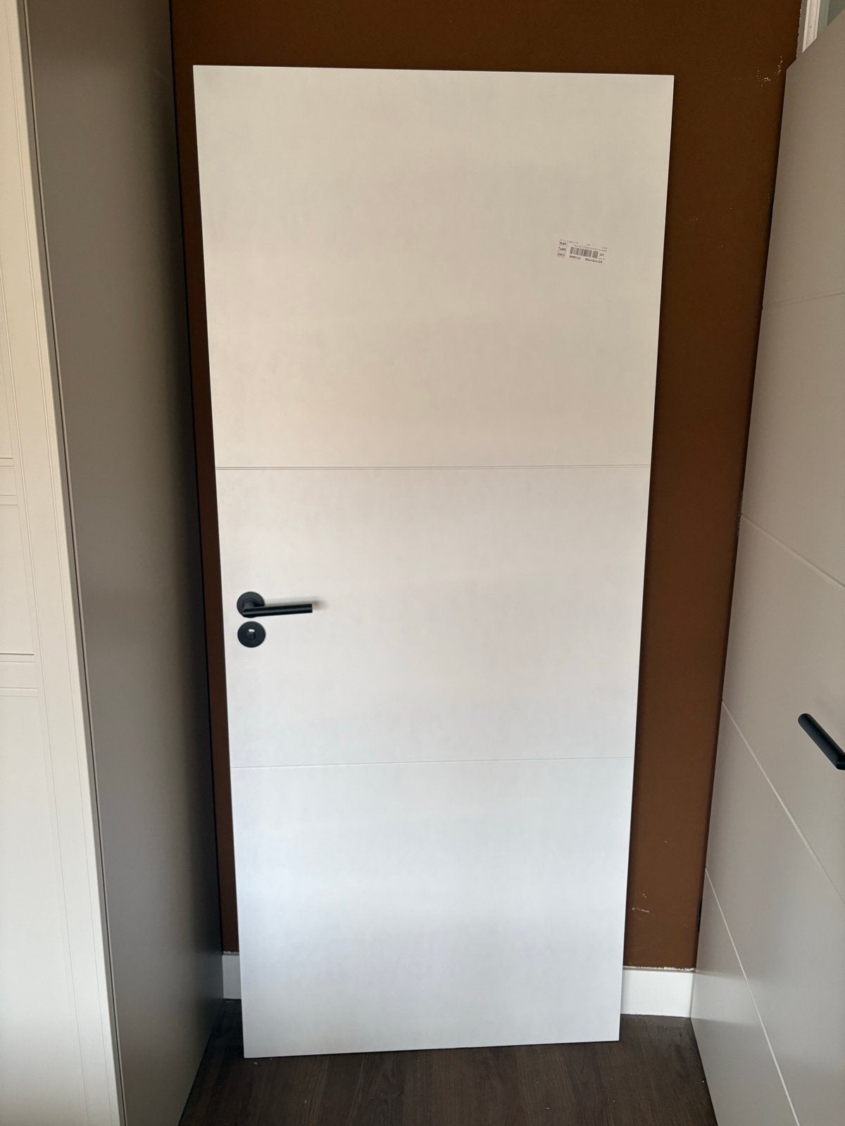 Sencys Binnendeur met 2 Groeven - Wit 83cmx 201,5cm hoog, Ophalen, 80 tot 100 cm, Binnendeur, Nieuw