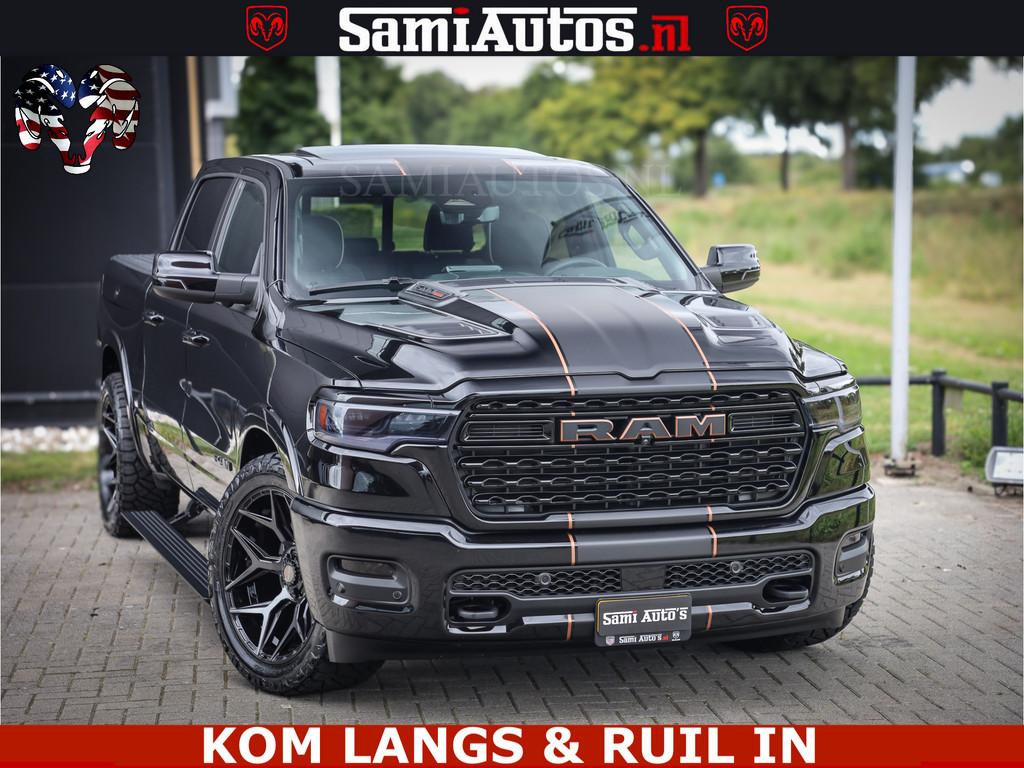 Dodge Ram LIMITED SPORT H.O 540HP 706Nm | Massage + Full Opt, Auto's, Bestelauto's, Automaat, Met garantie (alle), Zwart, Leder