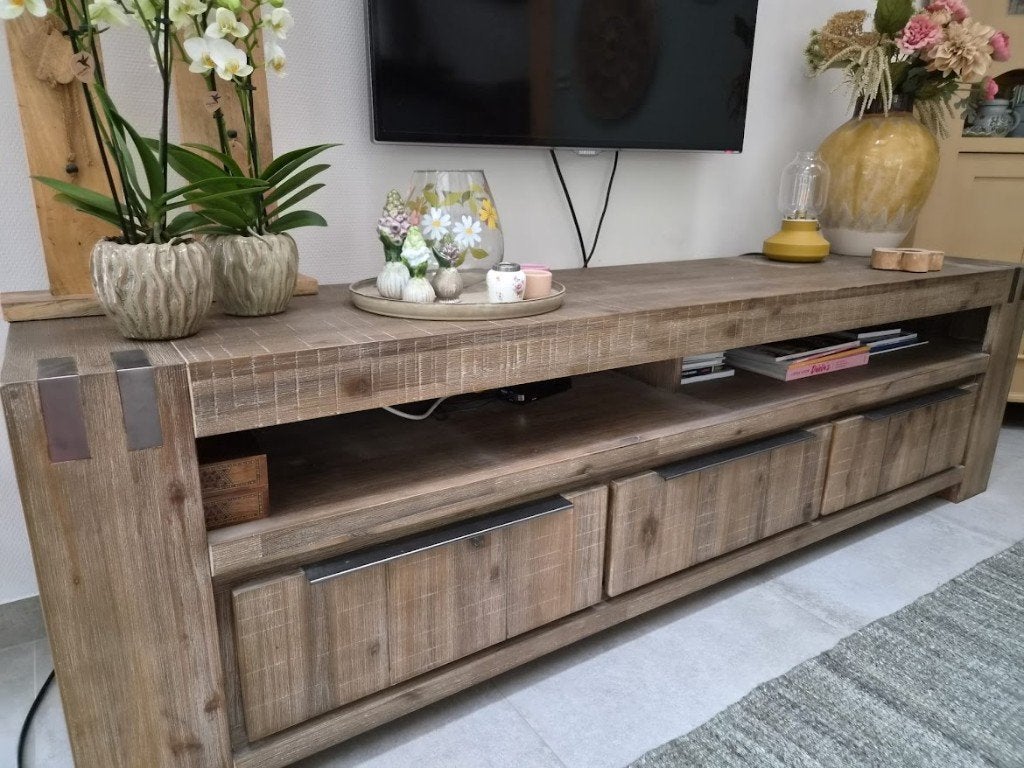 TV meubel Pronto, Ophalen, Zo goed als nieuw, 200 cm of meer, Minder dan 100 cm
