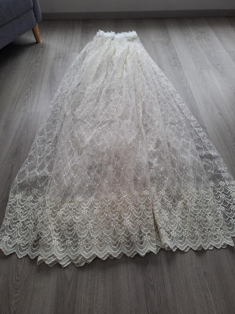Vitrage 125x180 cm, Ophalen of Verzenden, Zo goed als nieuw, Wit