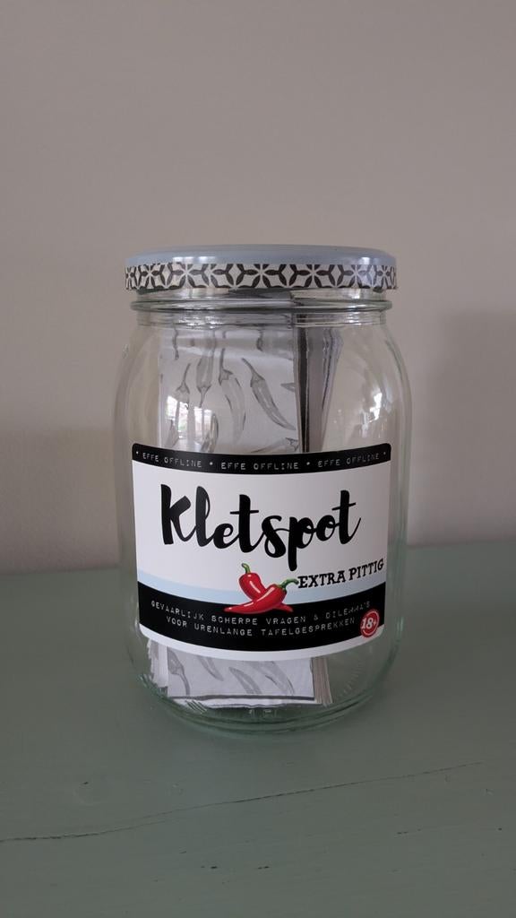 Kletspot Extra Pittig, Ophalen of Verzenden, Zo goed als nieuw