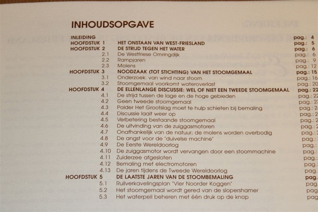 Het Watermachien — Stoomgemaal Vier Noorder Koggen, Ophalen of Verzenden, Gelezen