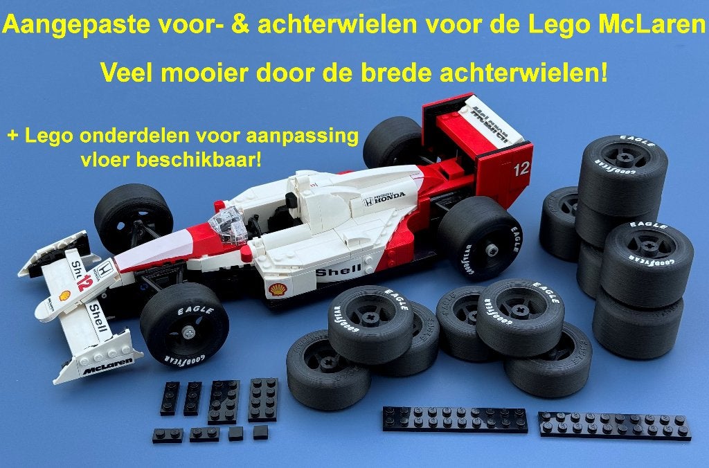 McLaren 10330 aangepaste voor- & achterwielen veel mooier!, Ophalen of Verzenden, Nieuw