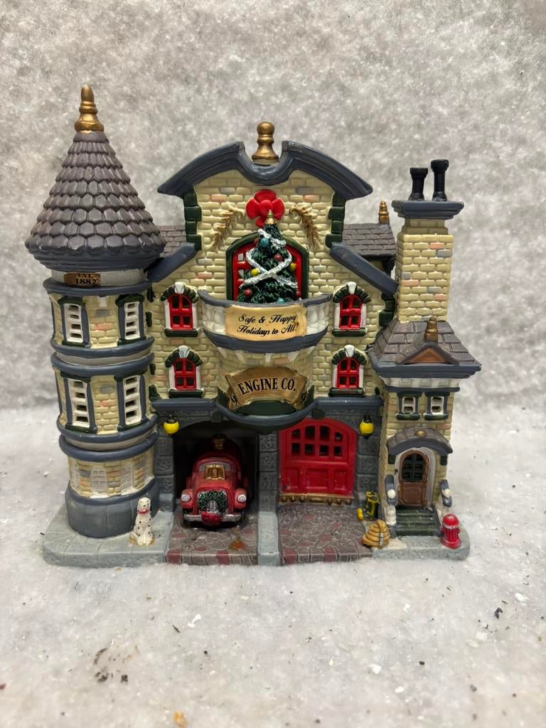 Lemax Engine Company No.9- retired, Diversen, Kerst, Zo goed als nieuw, Ophalen of Verzenden