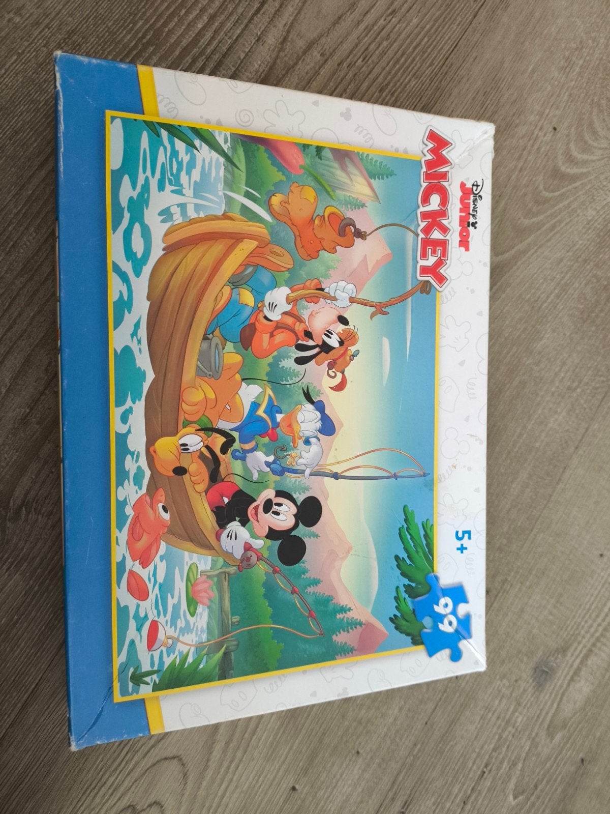Disney Junior Mickey Mouse puzzel 99 stukjes, Ophalen of Verzenden, Meer dan 50 stukjes, Gebruikt, 6 jaar of ouder