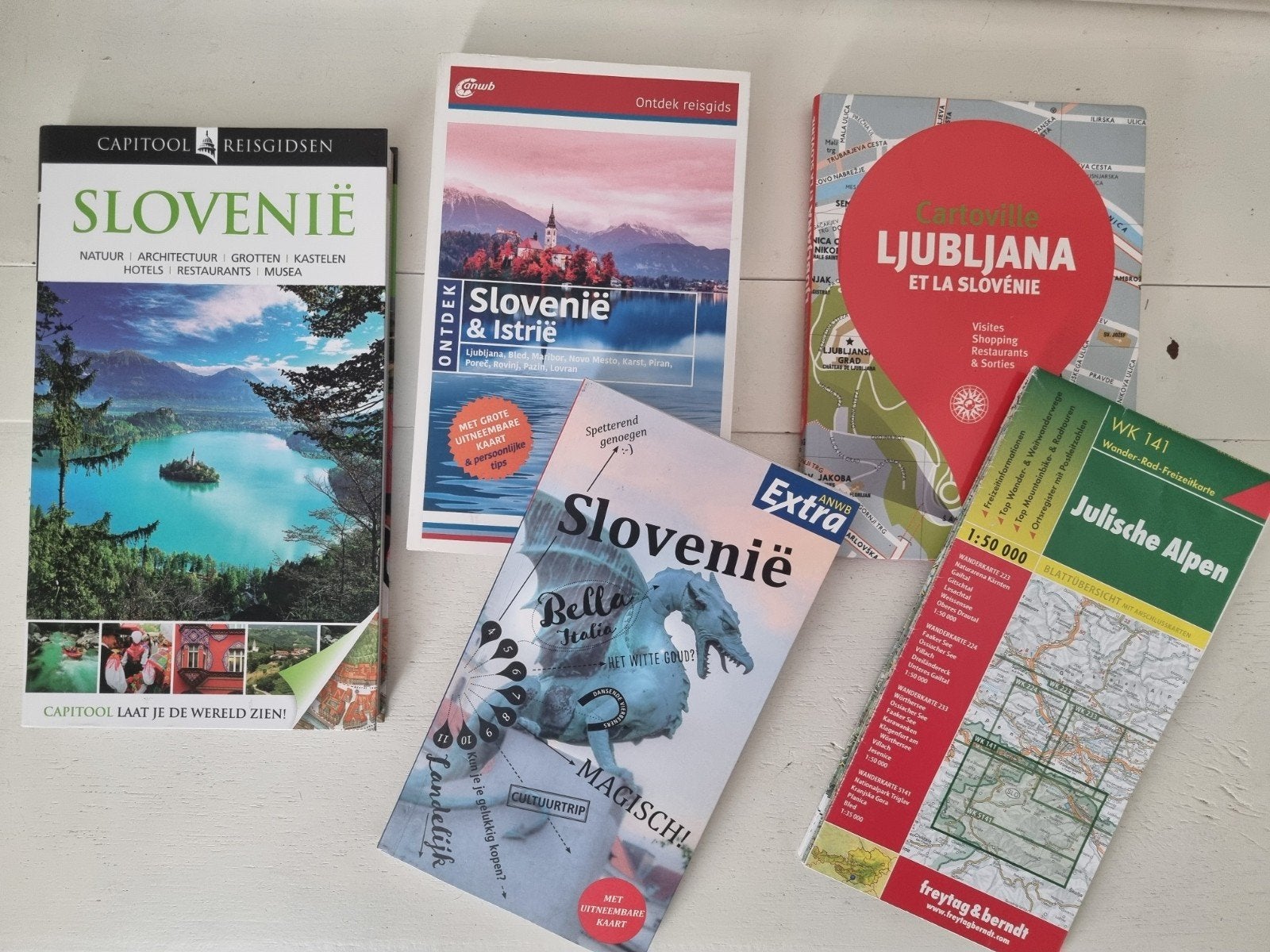 Capitool Slovenie ANWB Slovenie Istrie Julische Alpen Kaart, Capitool, Europa, Ophalen of Verzenden, Zo goed als nieuw
