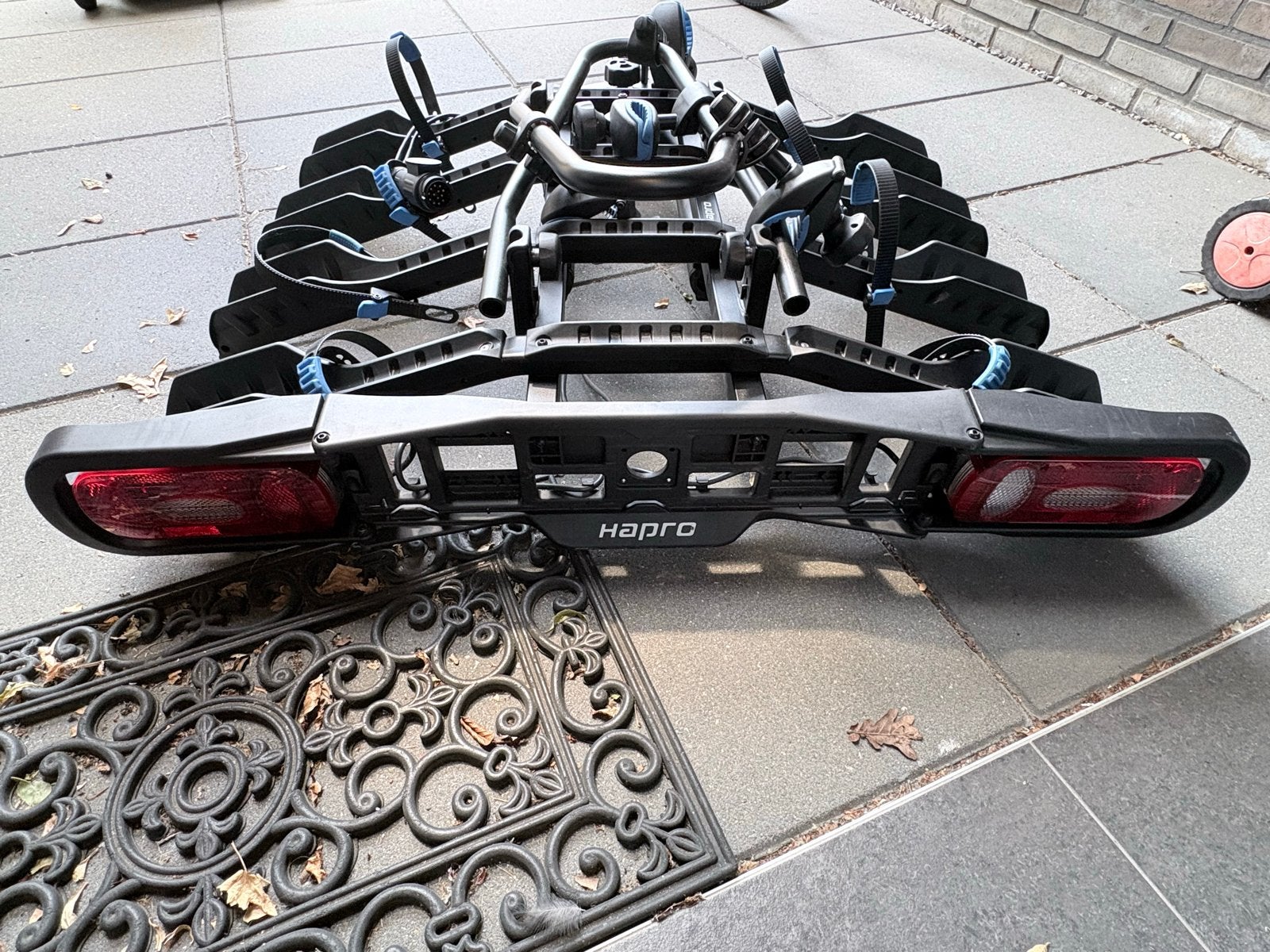 Hapro Atlas Active 4 Trekhaak Fietsendrager 13-Polig, Auto diversen, Fietsendragers, Ophalen, 3 fietsen of meer, Zo goed als nieuw