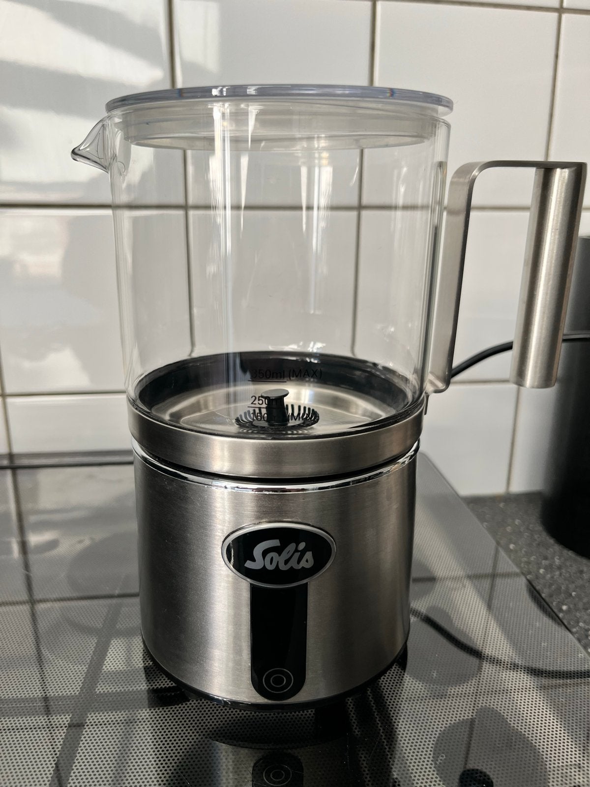 Solis Melkopschuimer - Perfect voor Cappuccino en Latte, Overige modellen, Overige typen, Ophalen of Verzenden, Zo goed als nieuw
