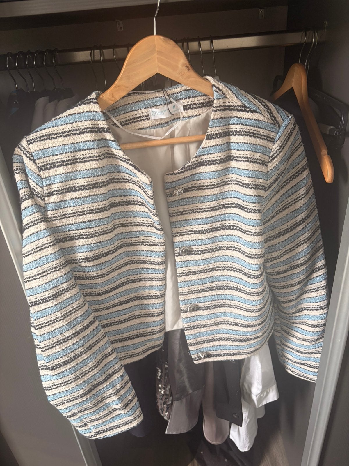 Primark jasje maat M, Kleding | Dames, Maat 38/40 (M), Blauw, Nieuw, Ophalen of Verzenden