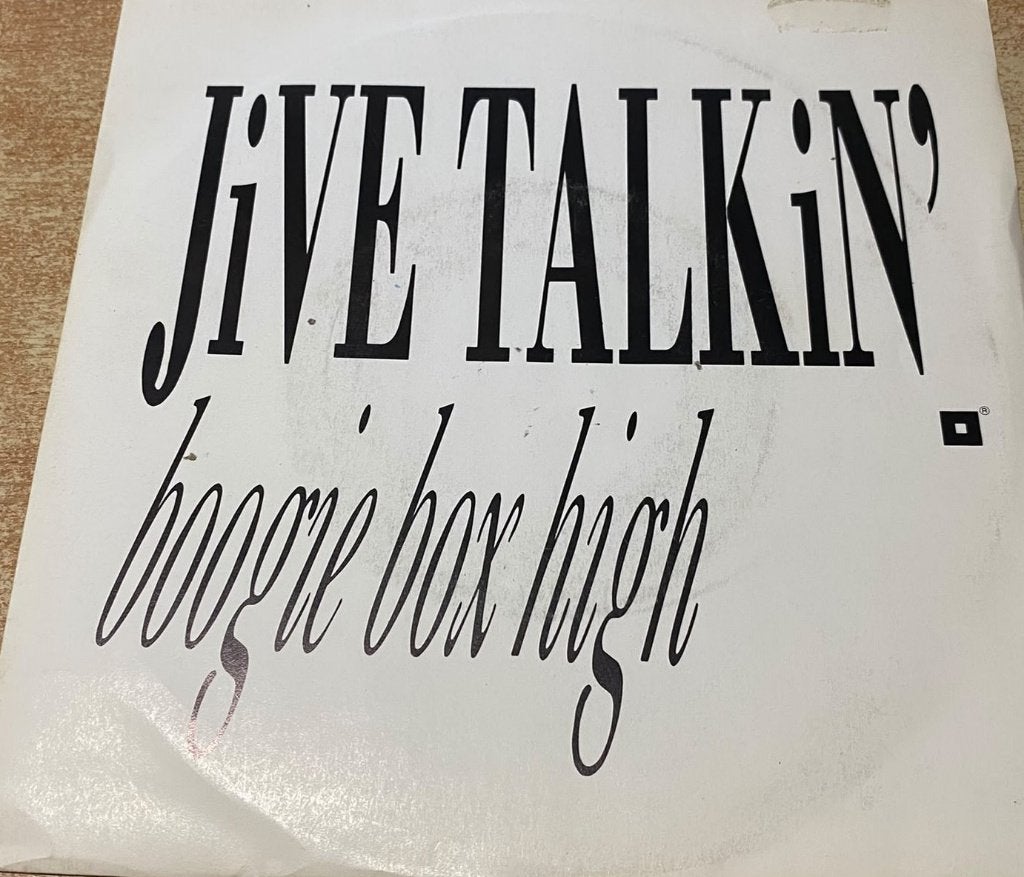 45T Jive talkin' van Boogie Box High, Gebruikt, 7 inch, Pop, Overige typen